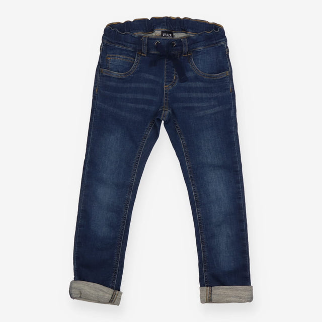 Jeans dark turn up with stretch
