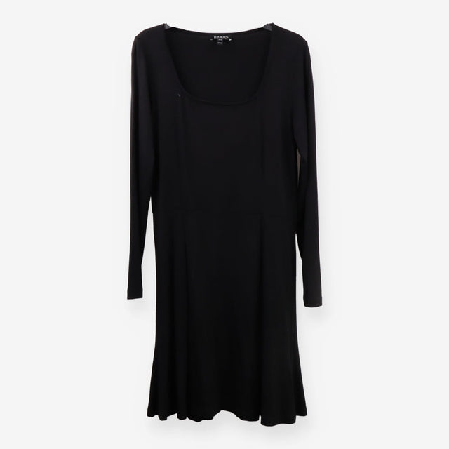 Baukjen Black Viscose Midi Dress
