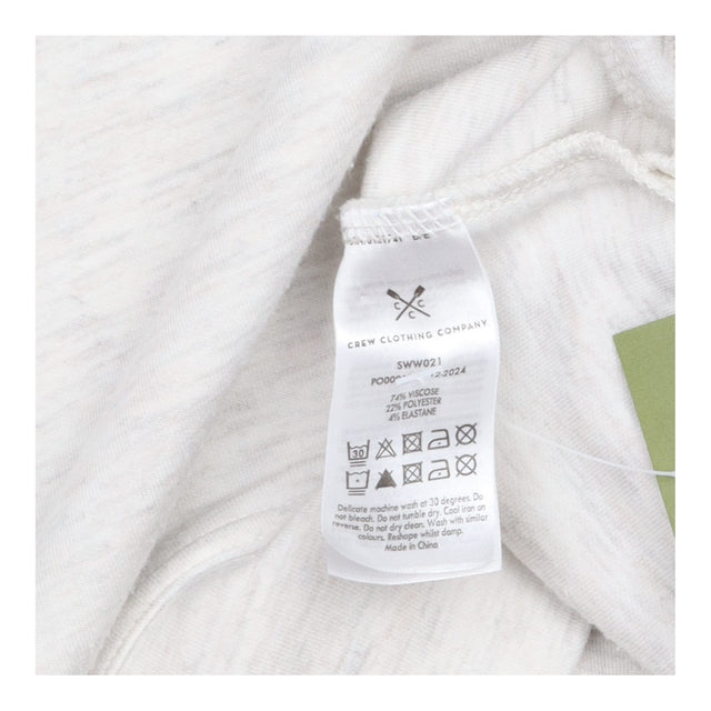 Sweatshirt Grey Marl Short Sleeve Relaxed Fit