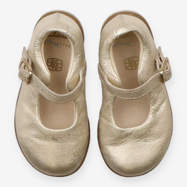 Shoes gold mary janes