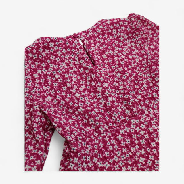 Dress Pink with Ditsy Floral