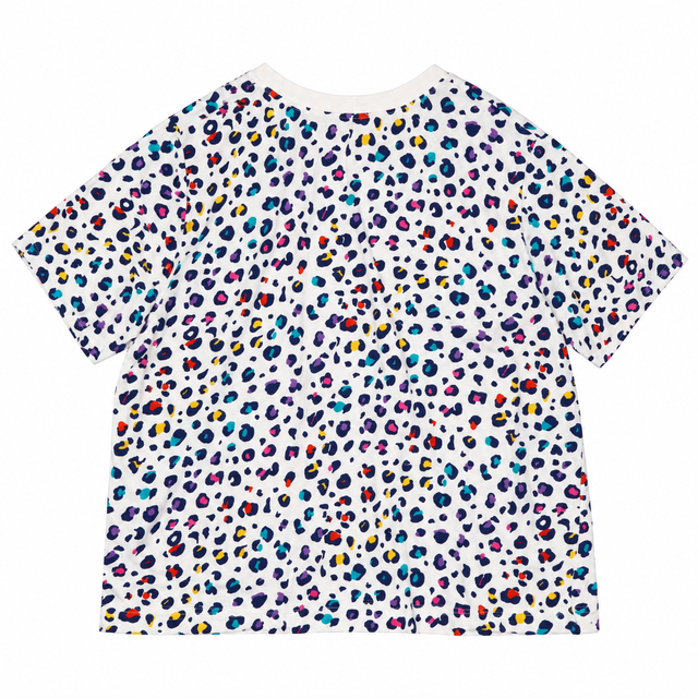 Tee White Animal Print