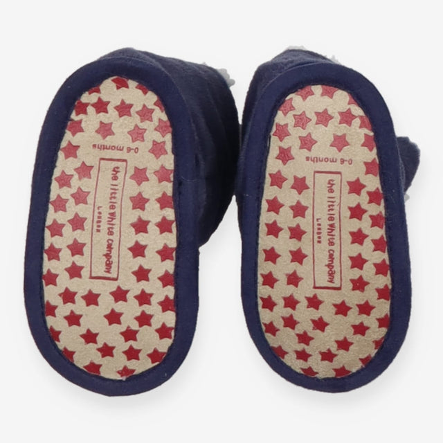 Navy guard bear slipper booties