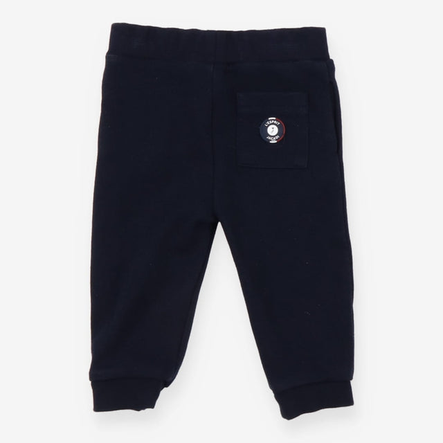 Navy joggers adjustable waist