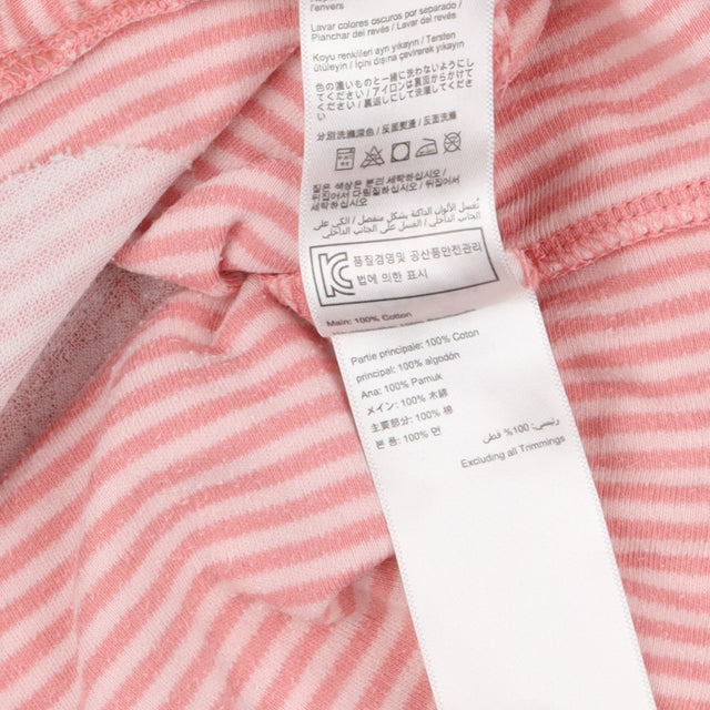 Dress Long Sleeve Pink Striped Sequin Stars