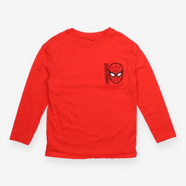 T-shirt long sleeved red spiderman