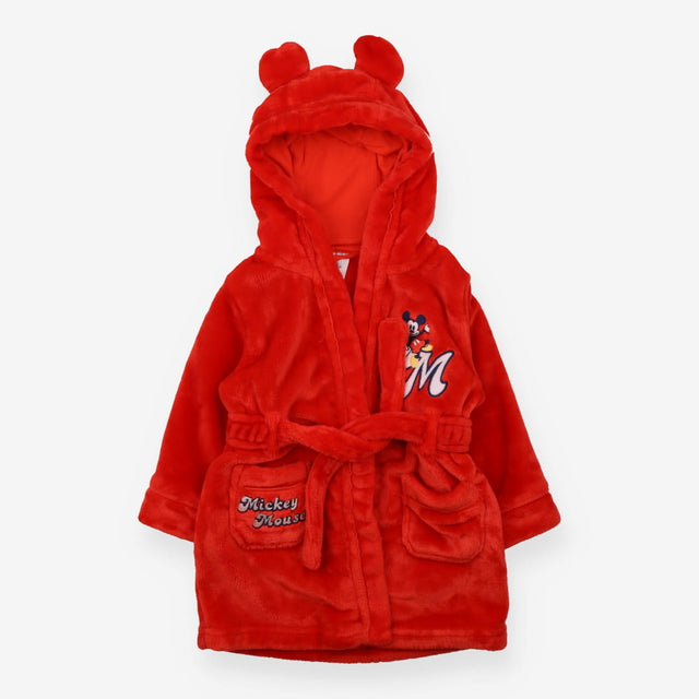 Disney Dressing Gown Red Mickey Mouse Ears