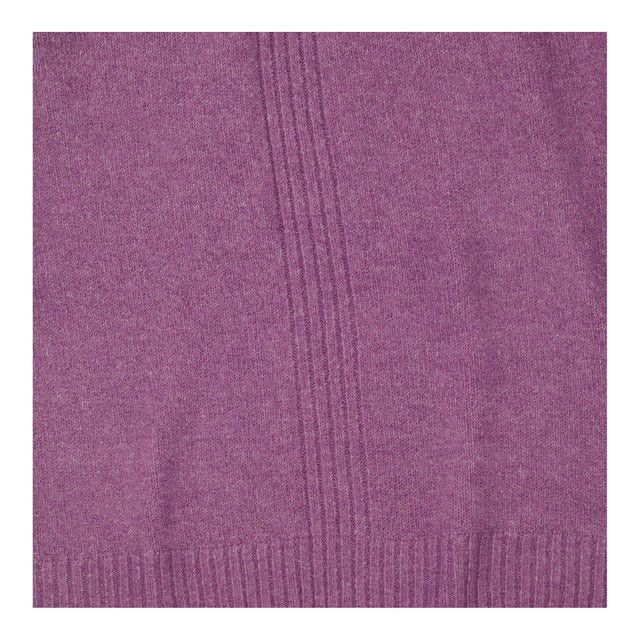Dusky Lilac Purple Soft Knit Roll Neck Long Sleeve
