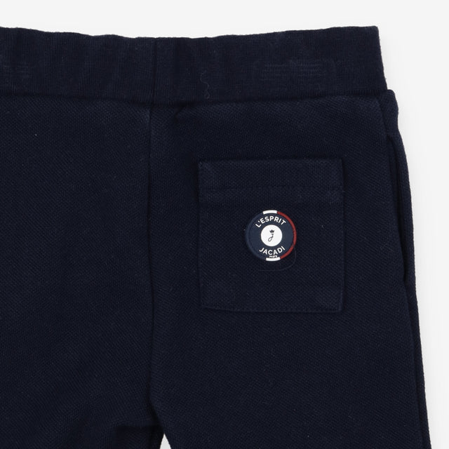 Navy joggers adjustable waist
