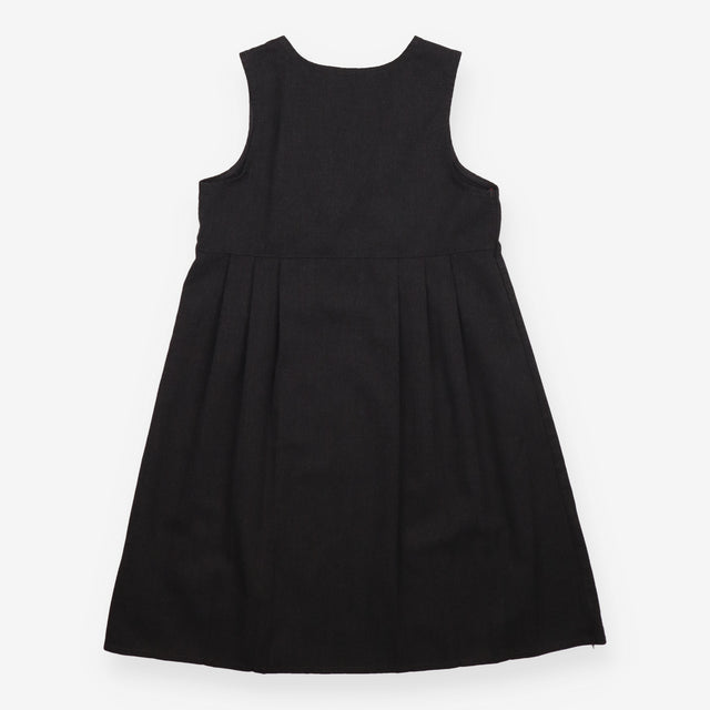 School Uniform Dress Charcoal 4 Buttons in Front