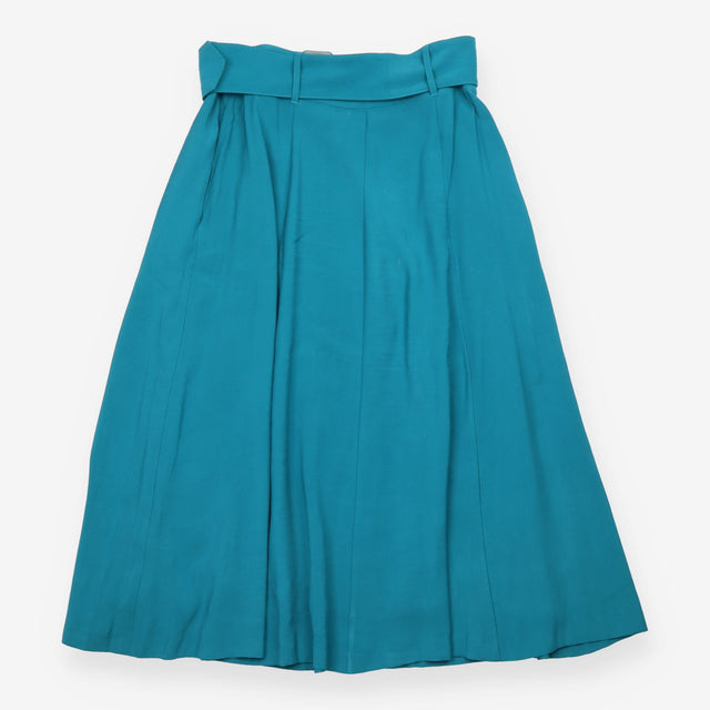 Midi Skirt Teal Belted