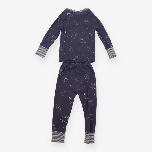 Navy Skating Polar Bears Pyjamas