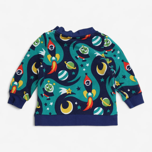 Sweatshirt Jersey UFO Print