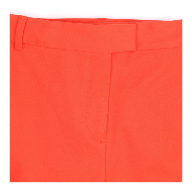 Red Slim Fit Tailored Trousers