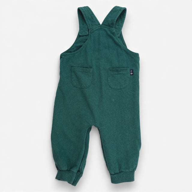 Dungarees Green Mole Jumping Out Of Pocket