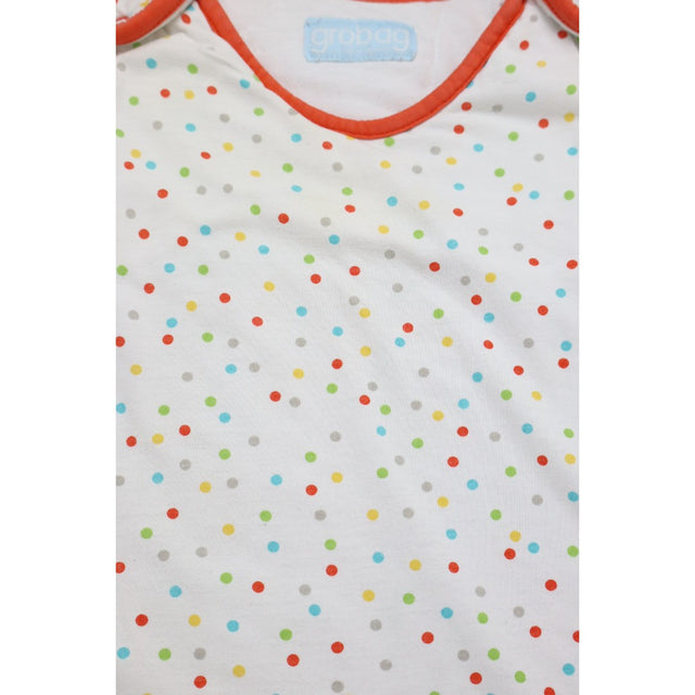 Grobag Polka dot and Orange Border 2.5 tog