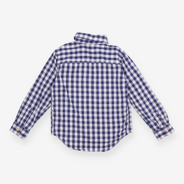 Blue Plaid Shirt