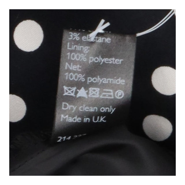 Dress black and white polkadot