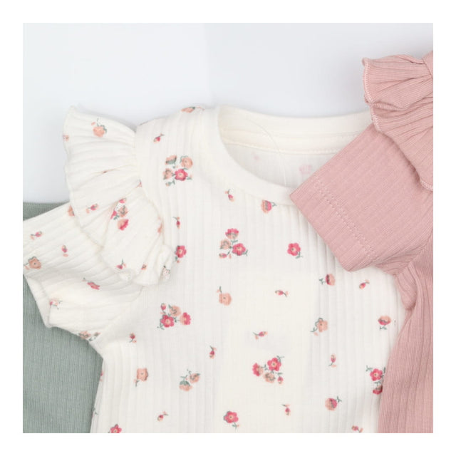 T-Shirts Frill Shoulders 3 Pack