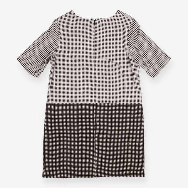 Monochrome Geometric Handmade Shift Dress