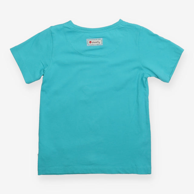 Tee SS blue flying geese