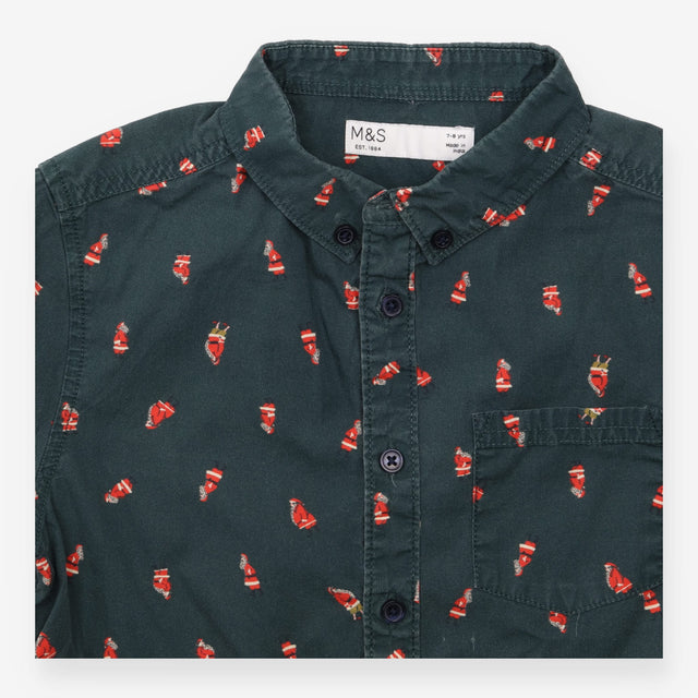 Shirt green Santa Claus
