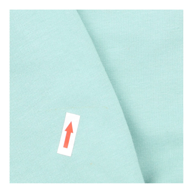 Sweatshirt Mint Green Puff Shoulder Crew Neck