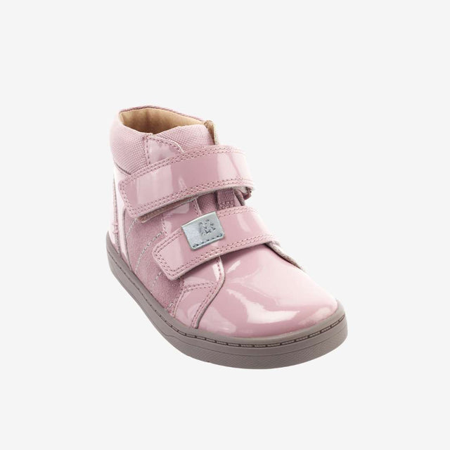 Discover dusty lilac patent boots