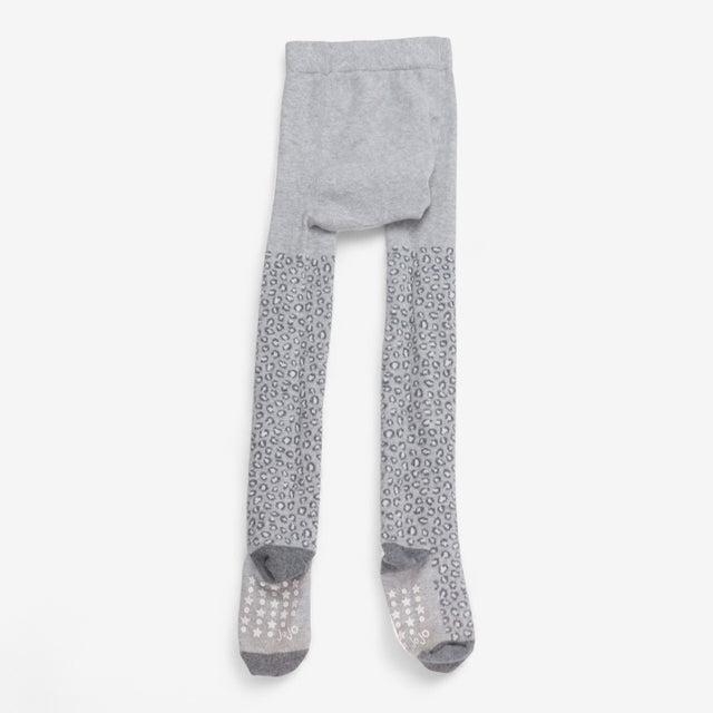 Tights Grey Leopard Print