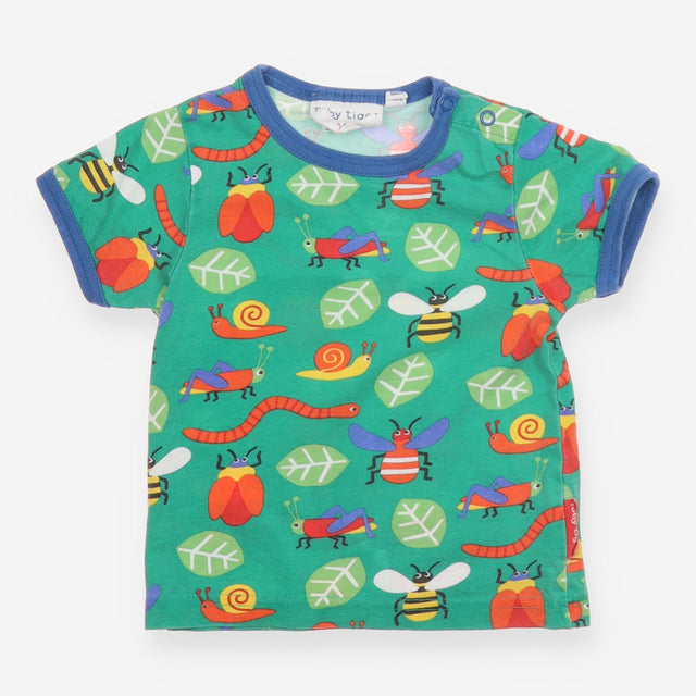 T-shirt green ant bee snail