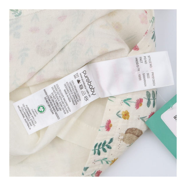 Dress ruffle cream hedgehog with bloomers set