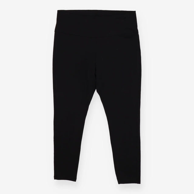 Black overbump maternity everyday work trousers