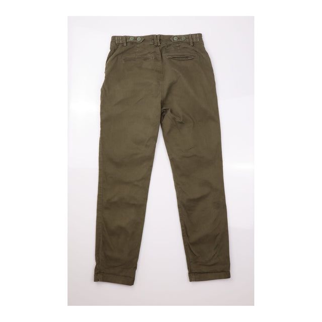Trousers Khaki Green Cotton Chino Tapered Fit