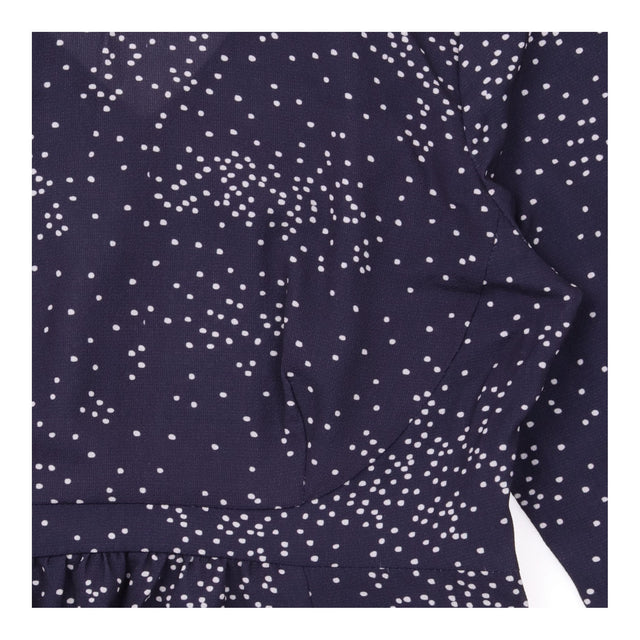 Navy Polka Dot 3/4 Sleeve Maternity Dress