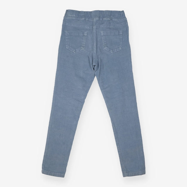 Light blue fine cord jeggings