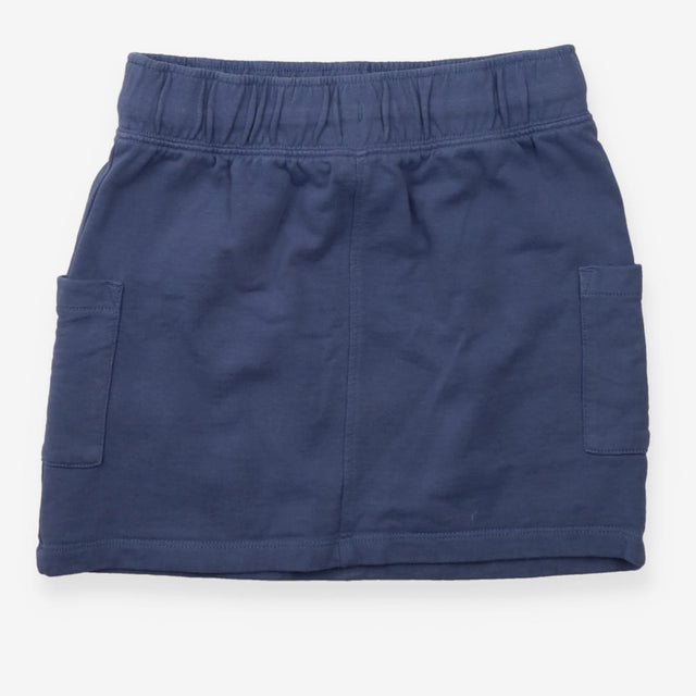 Skirt blue jersey drawstring