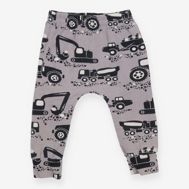 Leggings Grey Construction Trucks