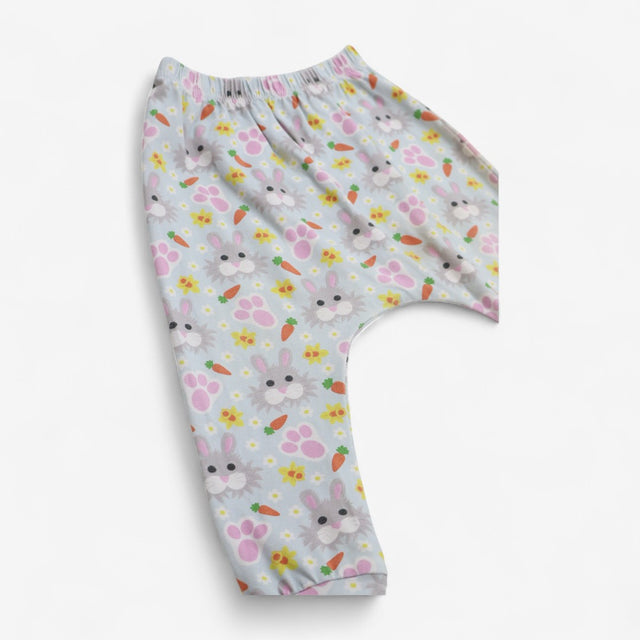 My little flamingo Easter bunny leggings and bib