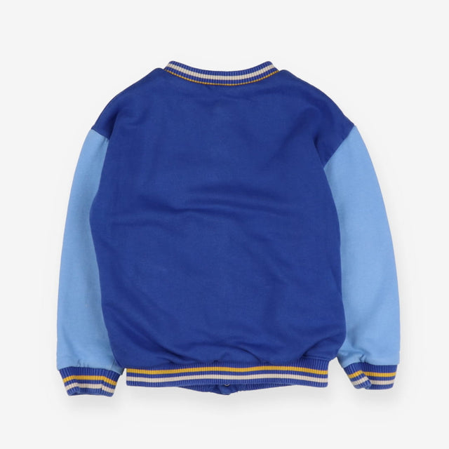 Jacket blue jersey bomber style digger