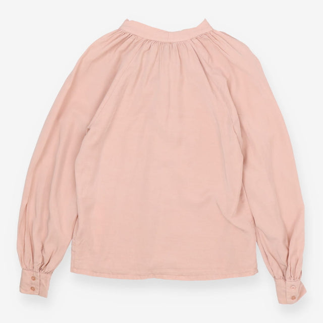Pink Tie Neck Blouse Pink