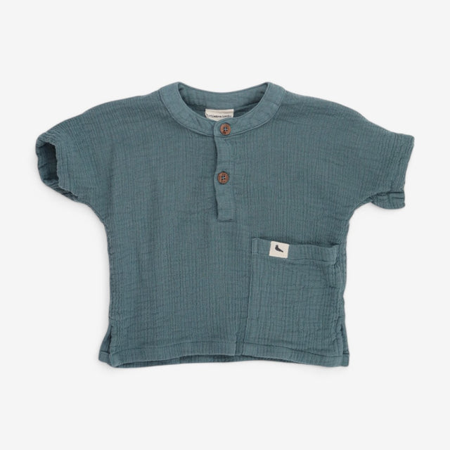 Shirt Sea Gauze Blue