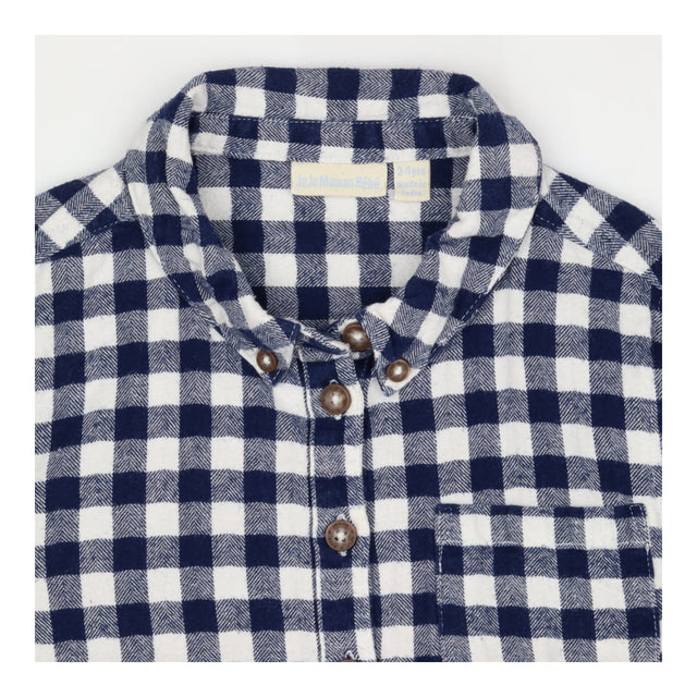 Shirt Flannel Blue Check