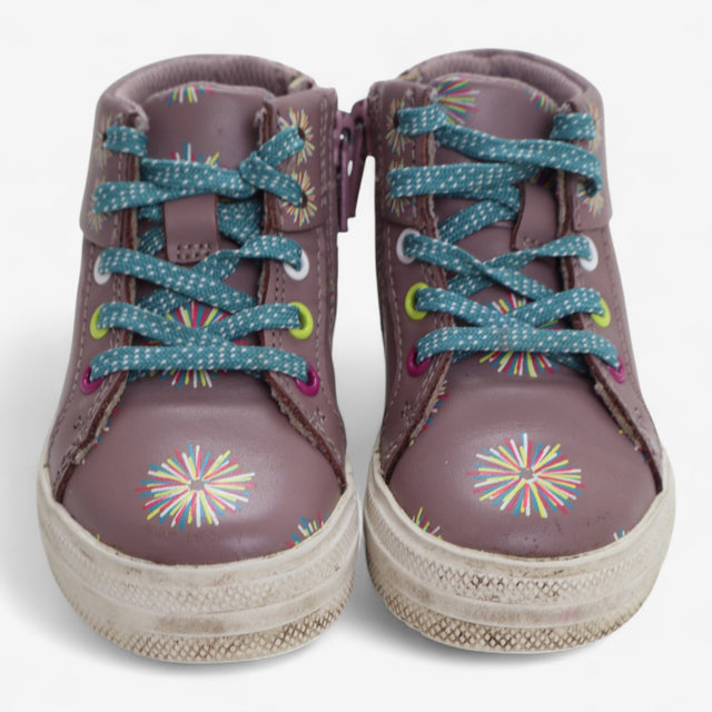 Hightop Lilac Firework Boots