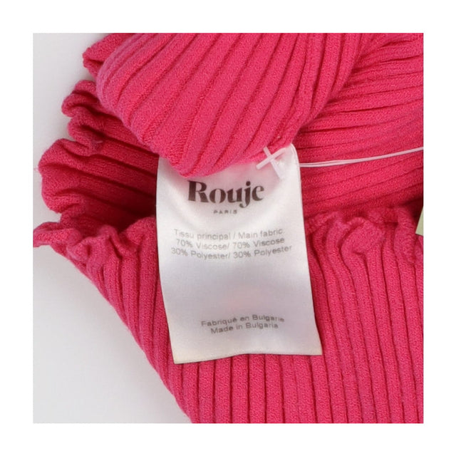Rouje Gianni knit tank top in fuchsia pink