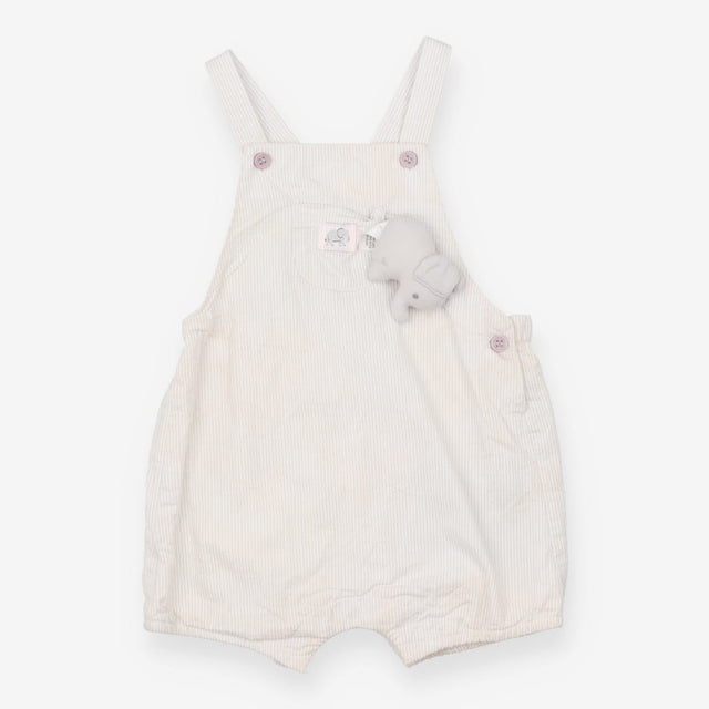 Green Striped Elephant Dungarees Pocket Pal
