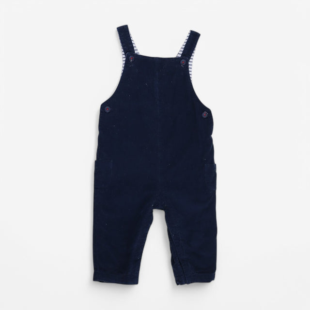Navy corduroy dungarees