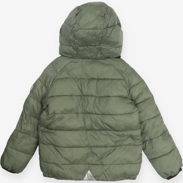 Puffer reversible green khaki