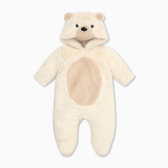 Polar Bear Faux Fur Pramsuit
