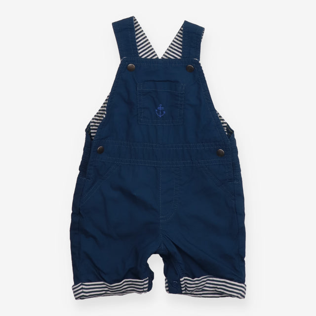 Dungaree blue anchor stripe lining