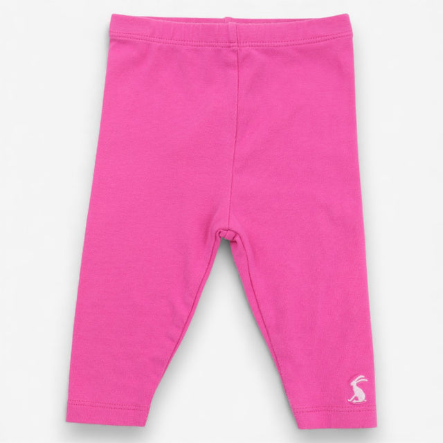 Leggings Pink with White Bunny Logo